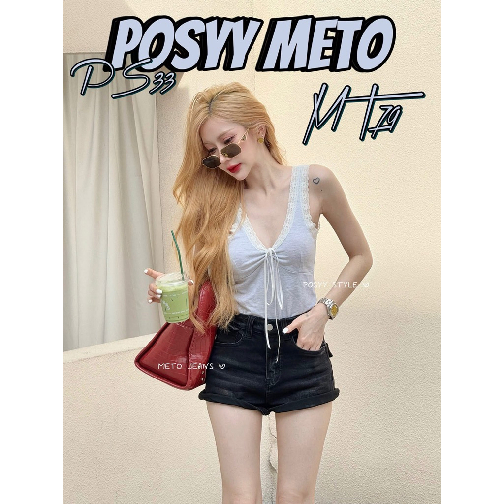 ✅เฉพาะกางเกง มือ2 SizeS👖𝙼𝙴𝚃𝙾 𝙹𝙴𝙰𝙽  ""MT79""  🖤🖤