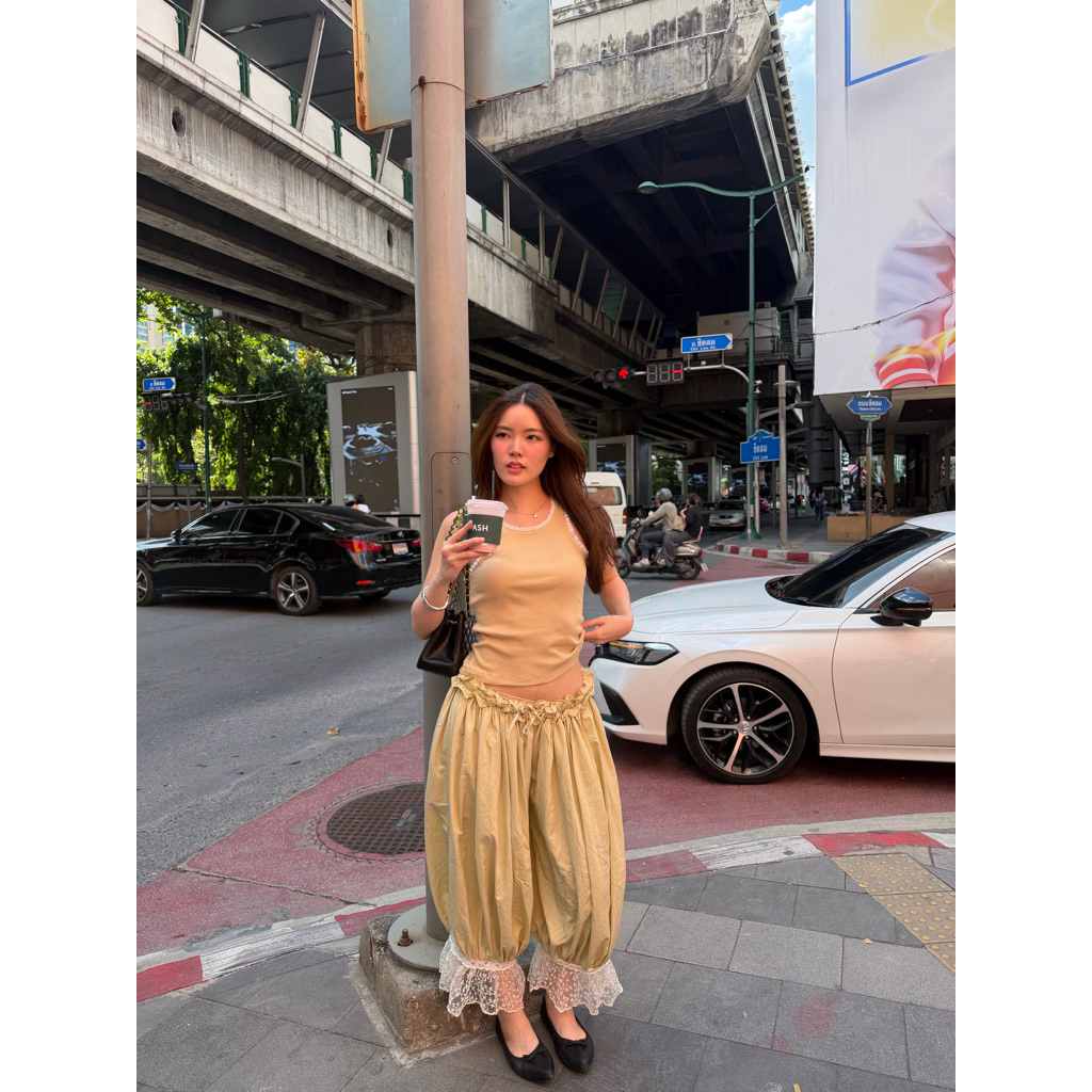-Quera Aladdin Pants-กางเกงทรงจินนี่