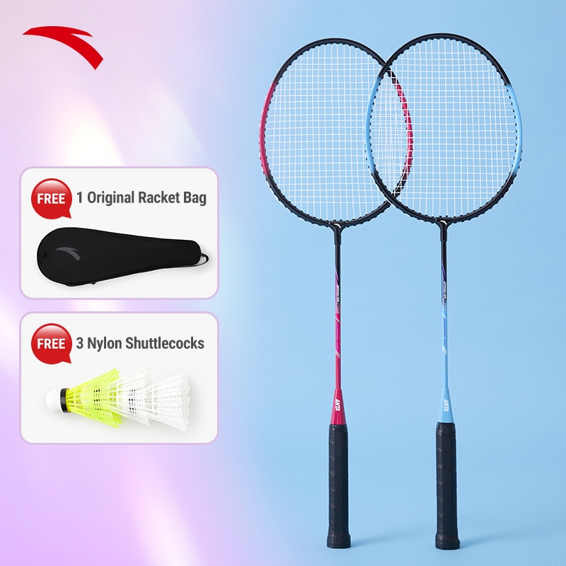 [2 Pcs] ANTA Badminton Racket Entry-Level PRO Training Raket All-Round 1825315627R Official store
