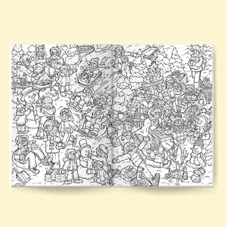 Winter Memo สมุดระบายสี 24 หน้า ขนาด 19x26.88cm