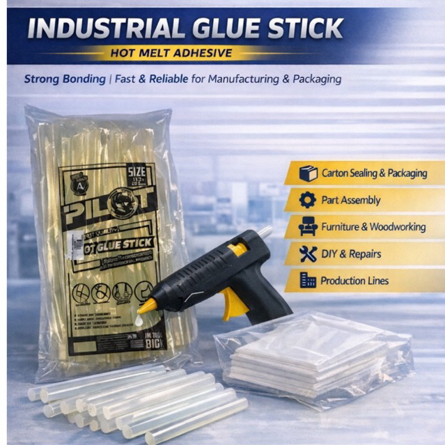 PILOT -กาวแท่งไฟฟ้าใหญ่ (PILOT) ขนาด 700g Bigsize 11.3 x 29.5 mm. ออกใบกำกับภาษีได้