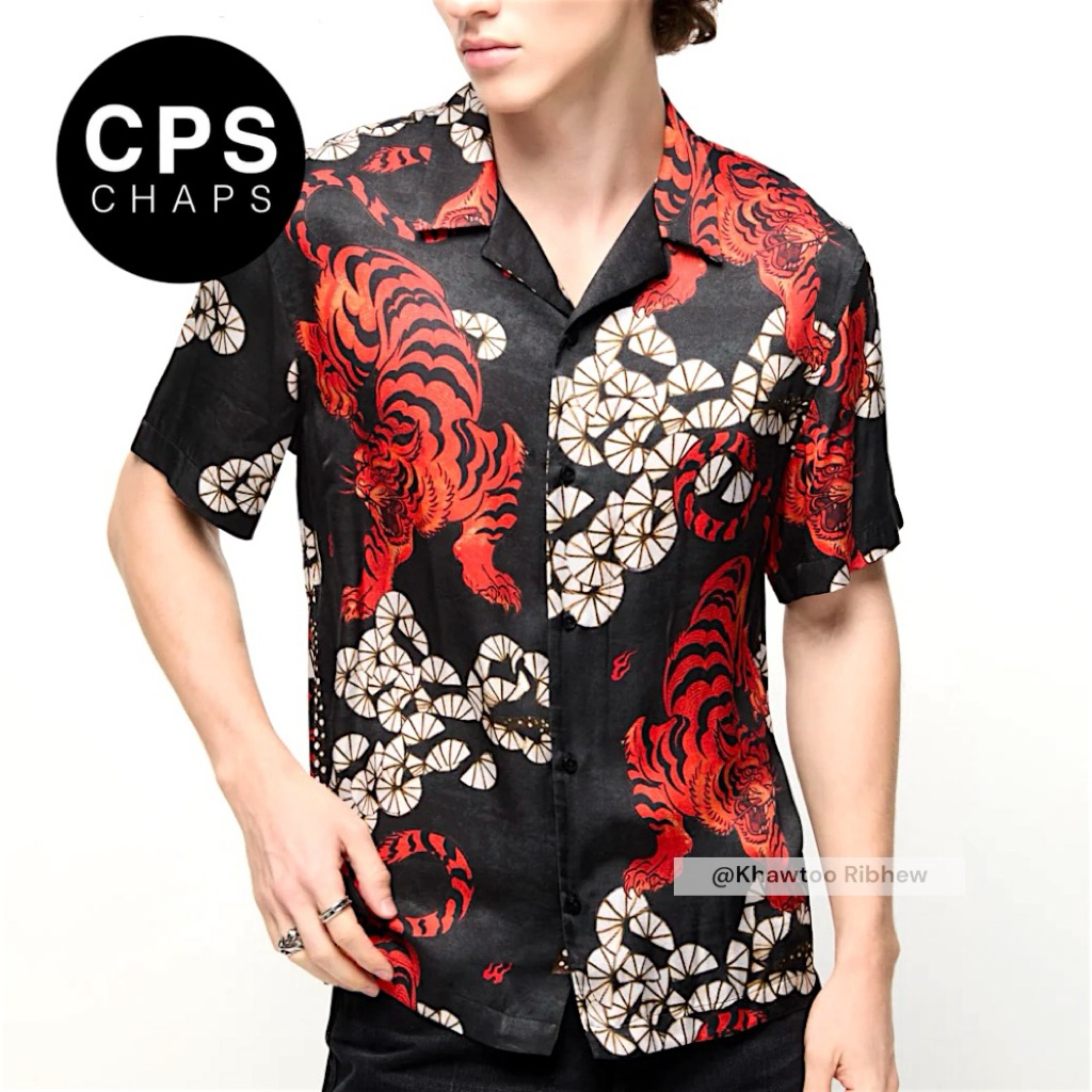 ❤️‍🔥Sale เสื้อเชิ้ตCPS Crimson Tiger ชาย ของแท้100%จากช็อป