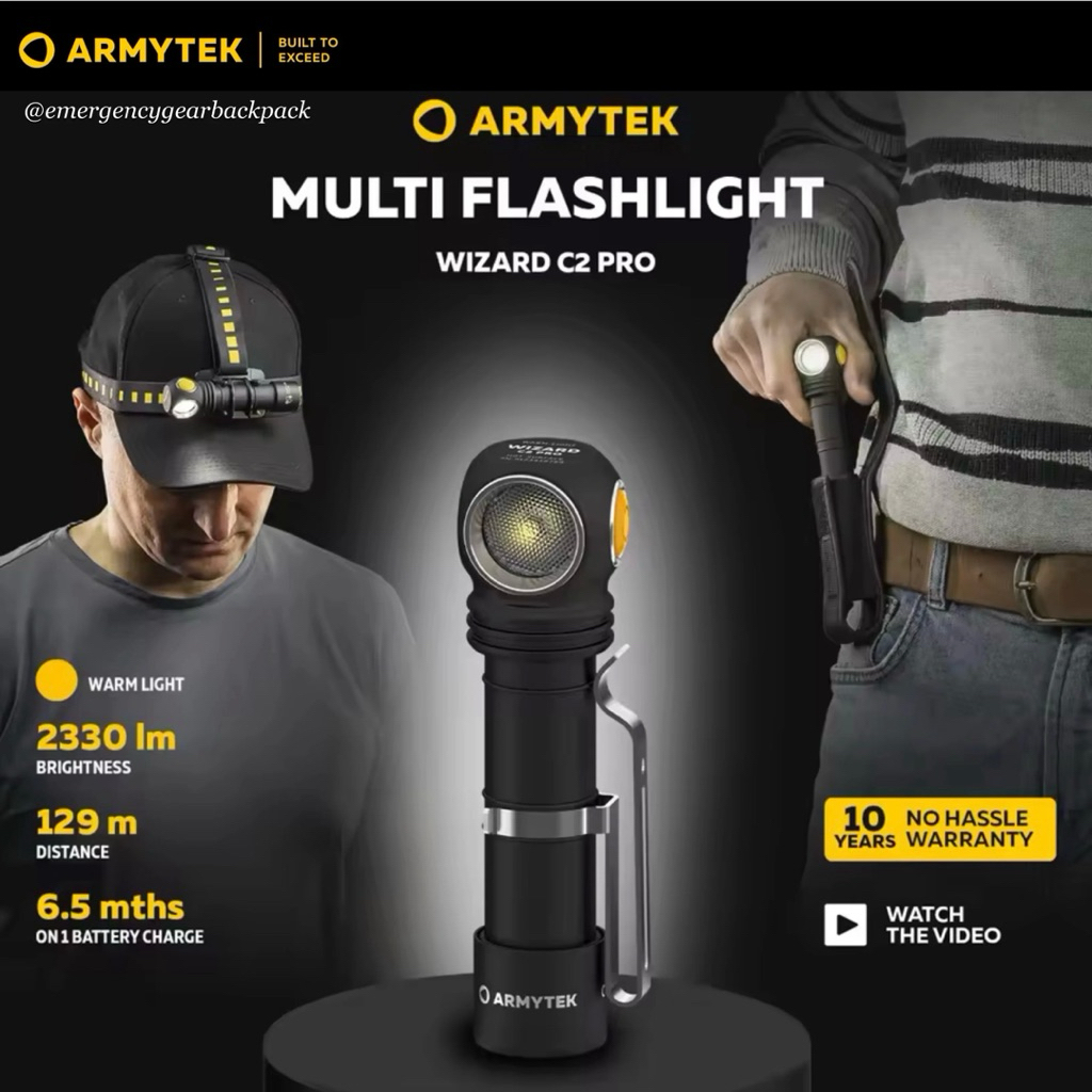 Armytek Wizard C2 Pro Warm 2330 lm 129 m