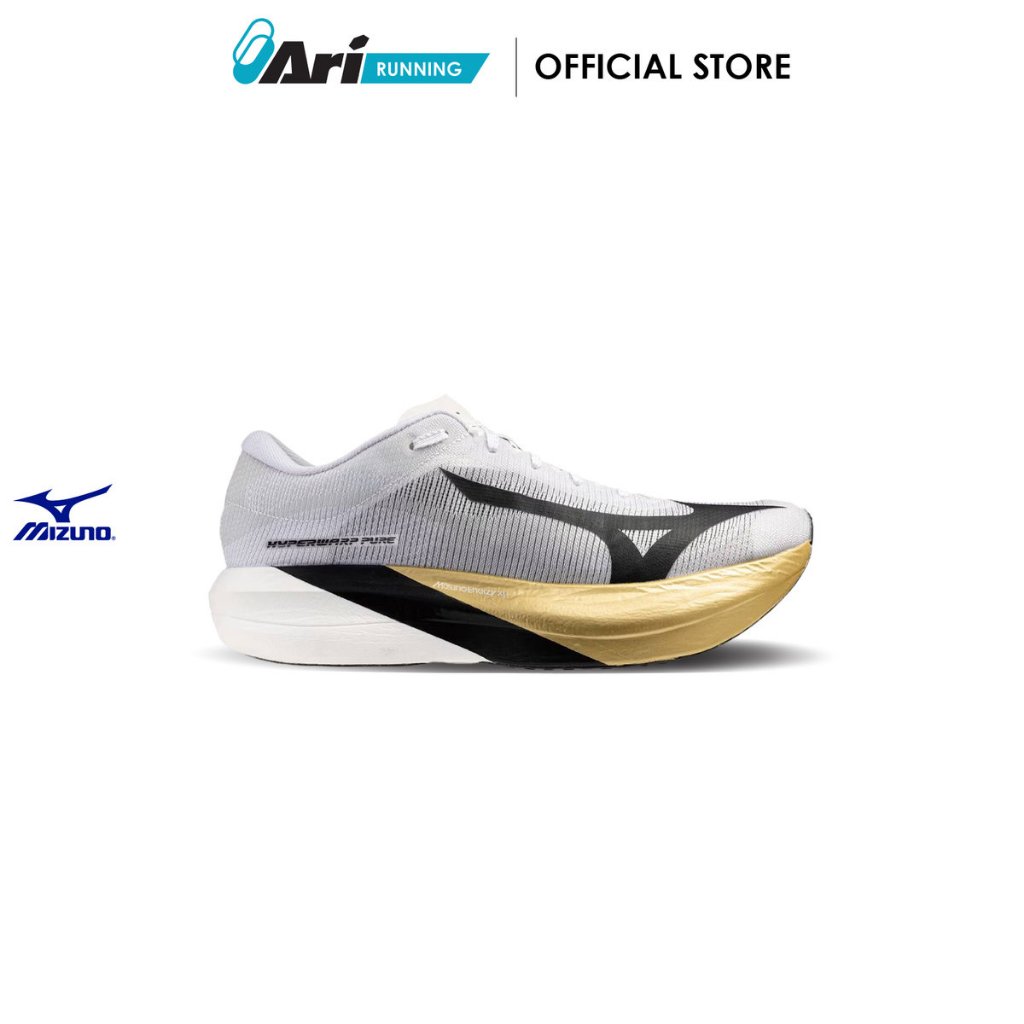 MIZUNO HYPERWARP PURE - ORIGAMI (J1GC267501) รองเท้าวิ่ง ผู้ชาย มิซูโน่ HYPERWARP PURE สีขาว