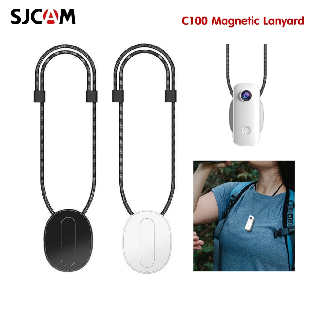 SJCAM Mini Action Camera Magnetic Lanyard Neck Strap for SJCAM C100 & C110 + สำหรับกล้องแอ็คชั่น สายคล้องคอเส้นเล็ก