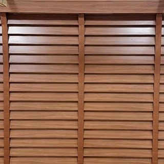มู่ลี่ไม้ มู่ลี่โฟมวูด Foamwood Blinds - A25-45 Brown Color