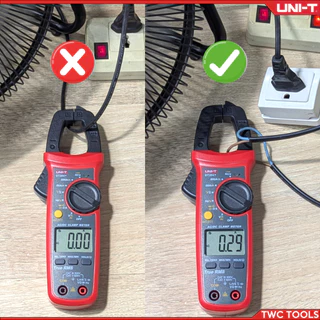 UNI-T UT204+ คลิปแอมป์ แคลมป์มิเตอร์ วัดไฟ กระแส ACDC 600A 600V กิ๊ปแอมป์ คีปแอมป์ Clamp Meter 204+