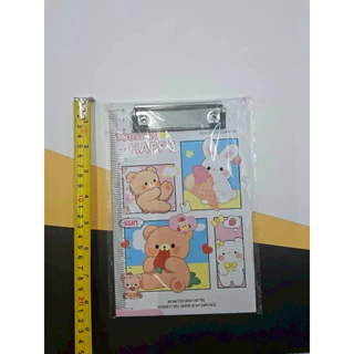 (ยกโหล 12 ชิ้น) No.251 A5 คลิปบอร์ด A5 ClipBoard กระดานรองเขียน สีสันน่ารัก กระดานรองเขียน กระดานรองเขียนสุ่มลาย 12ชิ้น