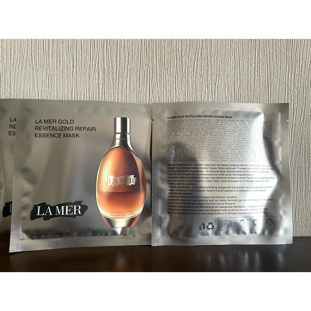 Mask sheet La Mer Gold Revitalising Repair Essence Mask 35 ML.