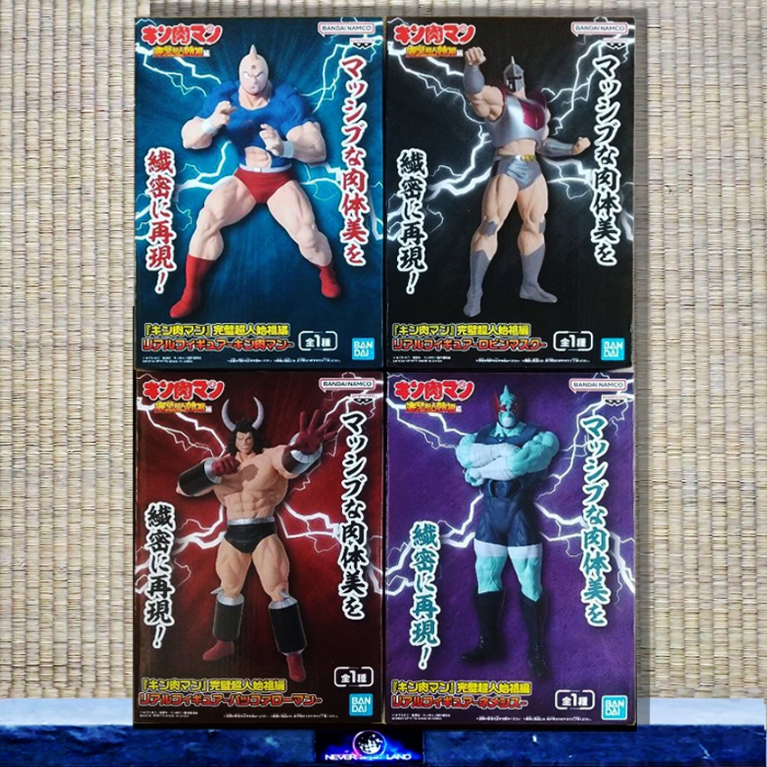 BANDAI BANPRESTO: KINNIKUMAN: PERFECT ORIGIN ARC / คินนิคุแมน - KINNIKUMAN /BUFFALO MAN / ROBIN MASK
