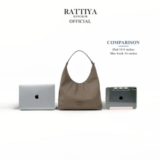 [RATTIYA BANGKOK] Hobo Classic PU / 3 colors กระเป๋านุ่มนิ่ม สะพายไหล่ทรงโฮโบ หนังพรีเมียม น้ำหนักเบา