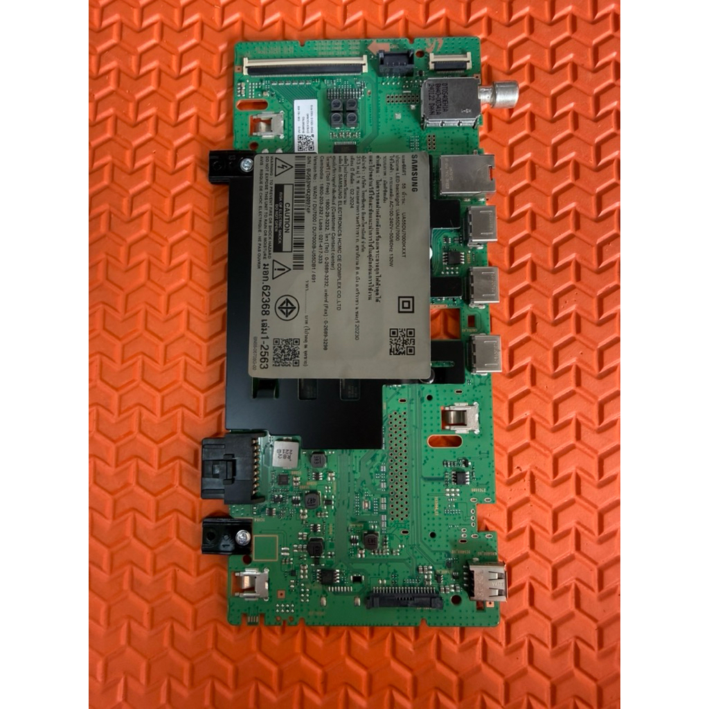 เมนบอร์ดทีวี SAMSUNG รุ่น 55DU7000KXXT/55DU7700KXXT พาสบอร์ด BN96-58676G เวอร์ชั่น WA01