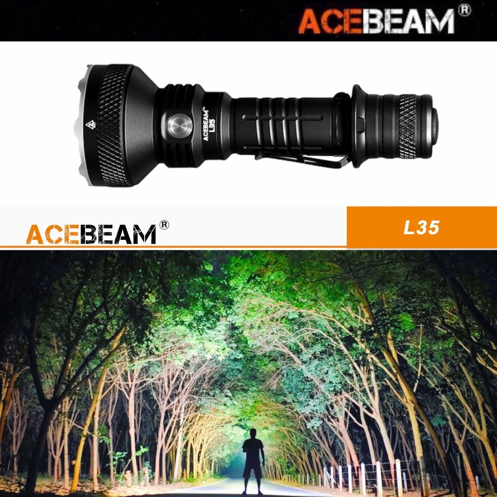 ไฟฉาย ACEBEAM L35 XHP70.2 5000LMS 480M & ACEBEAM L35 LatticePower P70 4300LMS 570M