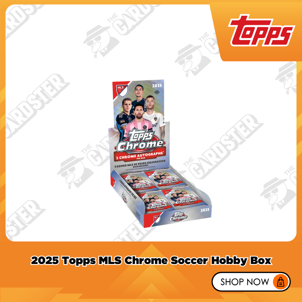 [พร้อมส่ง] 2025 Topps MLS Chrome Soccer Hobby Box