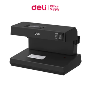 Deli เครื่องตรวจธนบัตร ขยายชัด 5 เท่า ปรับฟังก์ชั่นง่าย พร้อมสเกลวัด มีไฟบอกสถานะ Bill Counter