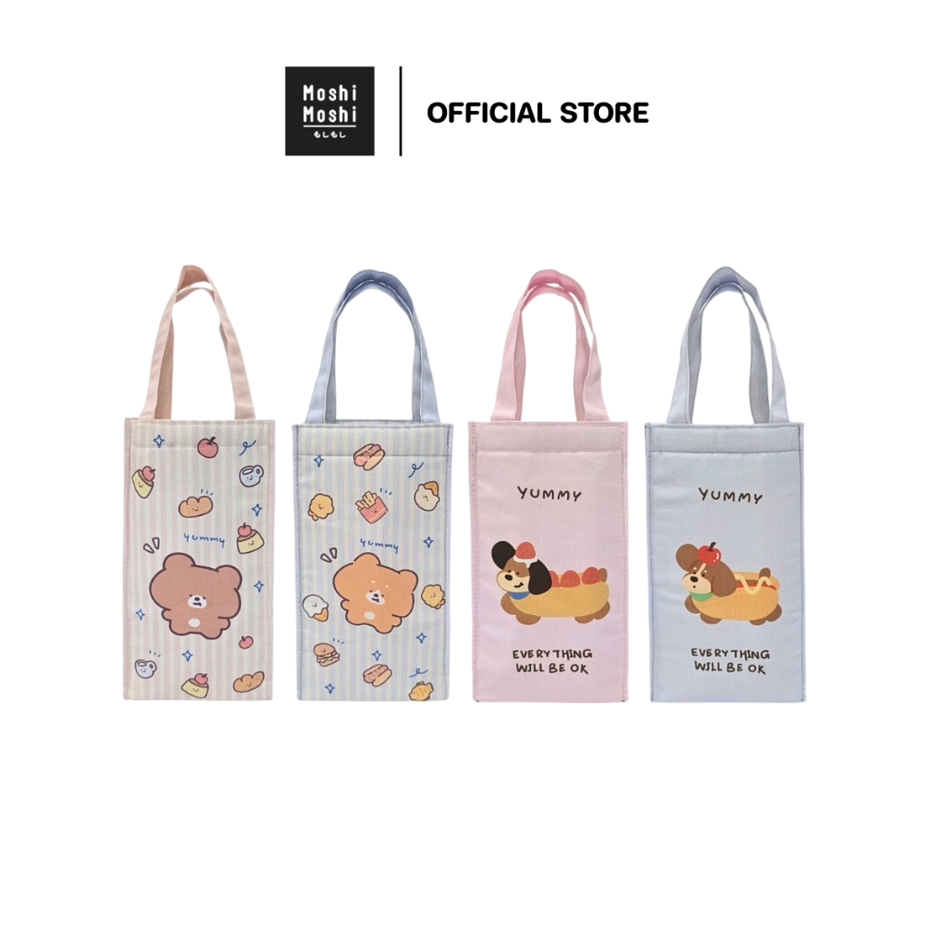 Moshi Moshi กระเป๋าเก็บอุณหภูมิ กระเป๋าเก็บความเย็น กระเป๋าเก็บความร้อน สำหรับใส่แก้วน้ำ รุ่น 7100076761-76766