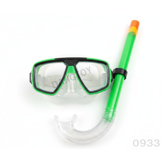 หน้ากากดำน้ำ แว่นดำน้ำขอบยางนิ่ม ใส่สบายไม่เจ็บหน้า พร้อมท่อ…