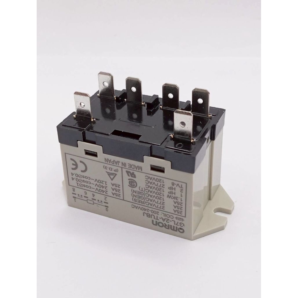 พาวเวอร์รีเลย์  รุ่น G7L-2A-TUBJ  นิยมใช้เป็นแมกเนติกคอนแทคเตอร์ สำหรับเครื่องปรับอากาศ อุปกรณ์ไฟฟ้า ความทนทานสูง