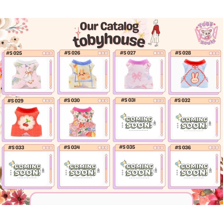 Tobyhouse เสื้อยืดลิงจิ๋ว มาโมเสต/บุชเบบี้ นุ่มสบาย ใส่นอน ใส่เล่น ระบายอากาศ (รหัส S025-036)