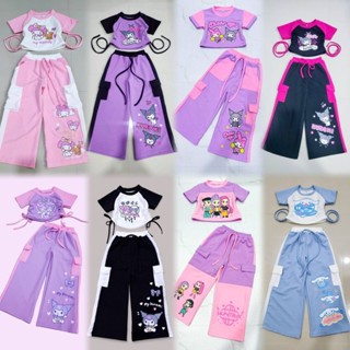 A แฟชั่นเด็กคุโรมิ ทูโทน บานเย็นดำ​ทูโทนม่วง​ 📌มีสีใหม่มาเพิ…