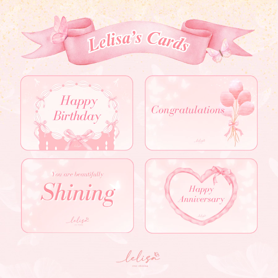 [แถมฟรี] LELISA - Postcard การ์ดอวยพร - แจ้งเปลี่ยนหรือเขียนได้ในแชท/โน๊ต