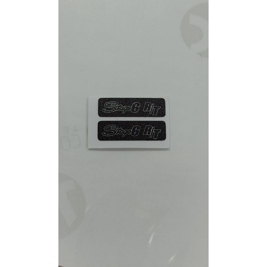sticker ติดกระบอกโช๊คหลัง ลาย daytona ทดแทนของเก่า
