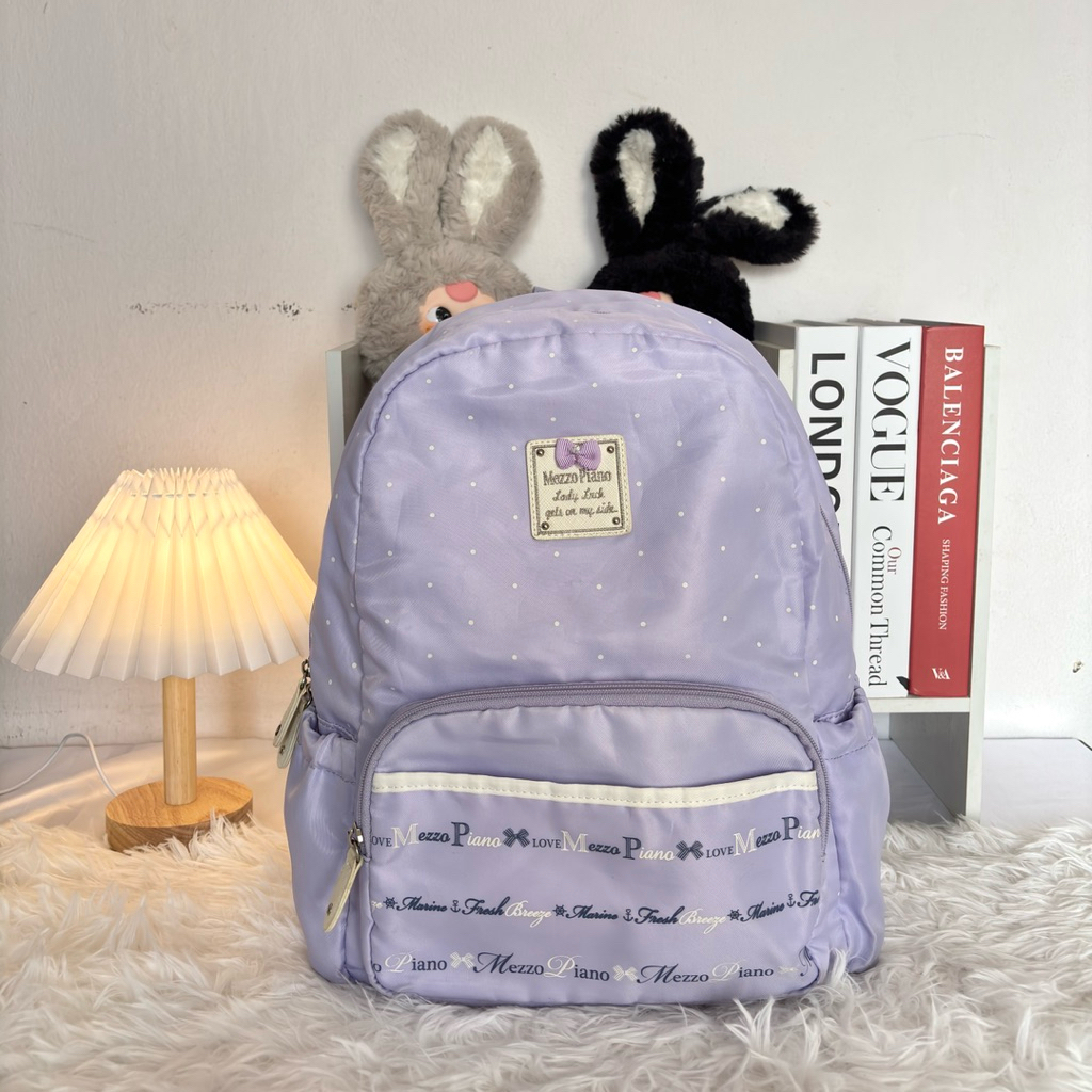 𝜗𝜚 backpack — กระเป๋าเป้สะพายหลัง ป้าย 🇯🇵 mezzo piano  𓂃⋆｡