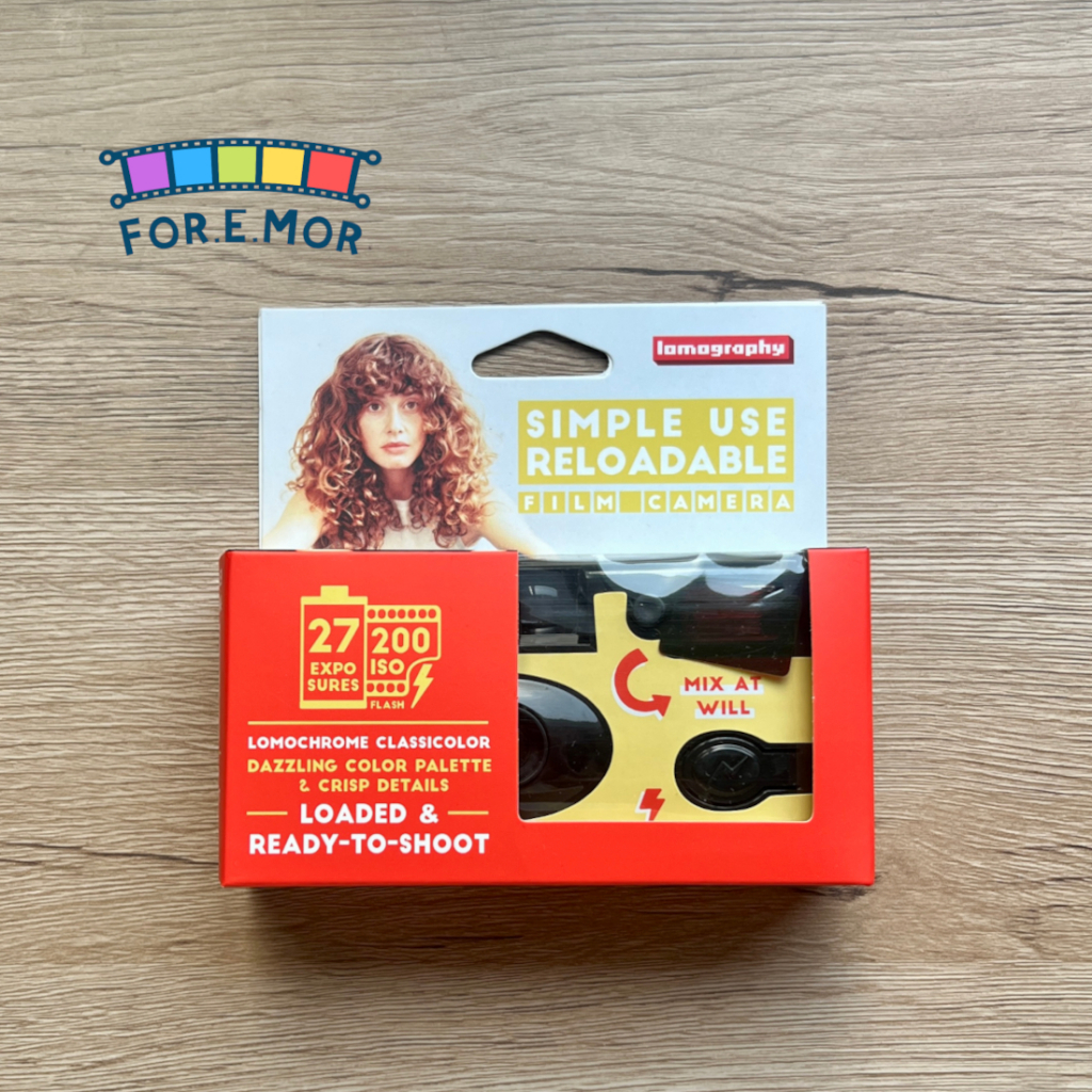 กล้องฟิล์ม Lomography Simple Use Film Camera Classicolor  มีฟิล์มในตัว ใช้ซ้ำได้ 27 รูป