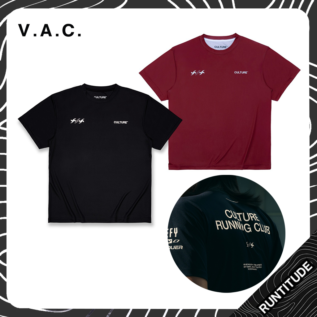VAC เสื้อวิ่ง Culture Running Shirt Club รวมรุ่น ของแท้ จำนวนจำกัด