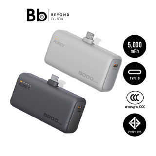 พาวเวอร์แบงค์ AUKEY 5000 mAh Spark Mini Built-in USB-C PB-Y5…