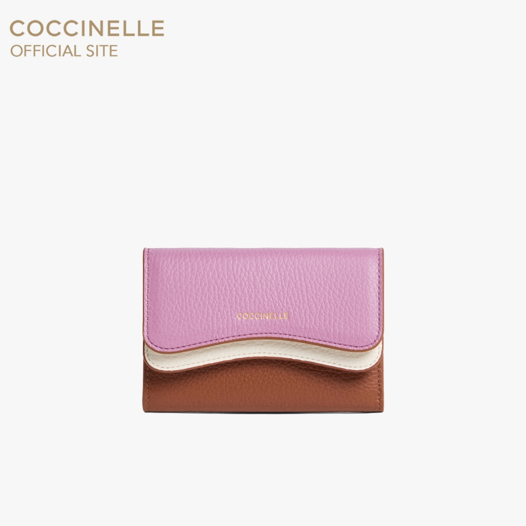 COCCINELLE กระเป๋าสตางค์ผู้หญิง รุ่น NAMI WALLET 11G601 สี DEEP BLUE/PEARL/AQUAMARINE