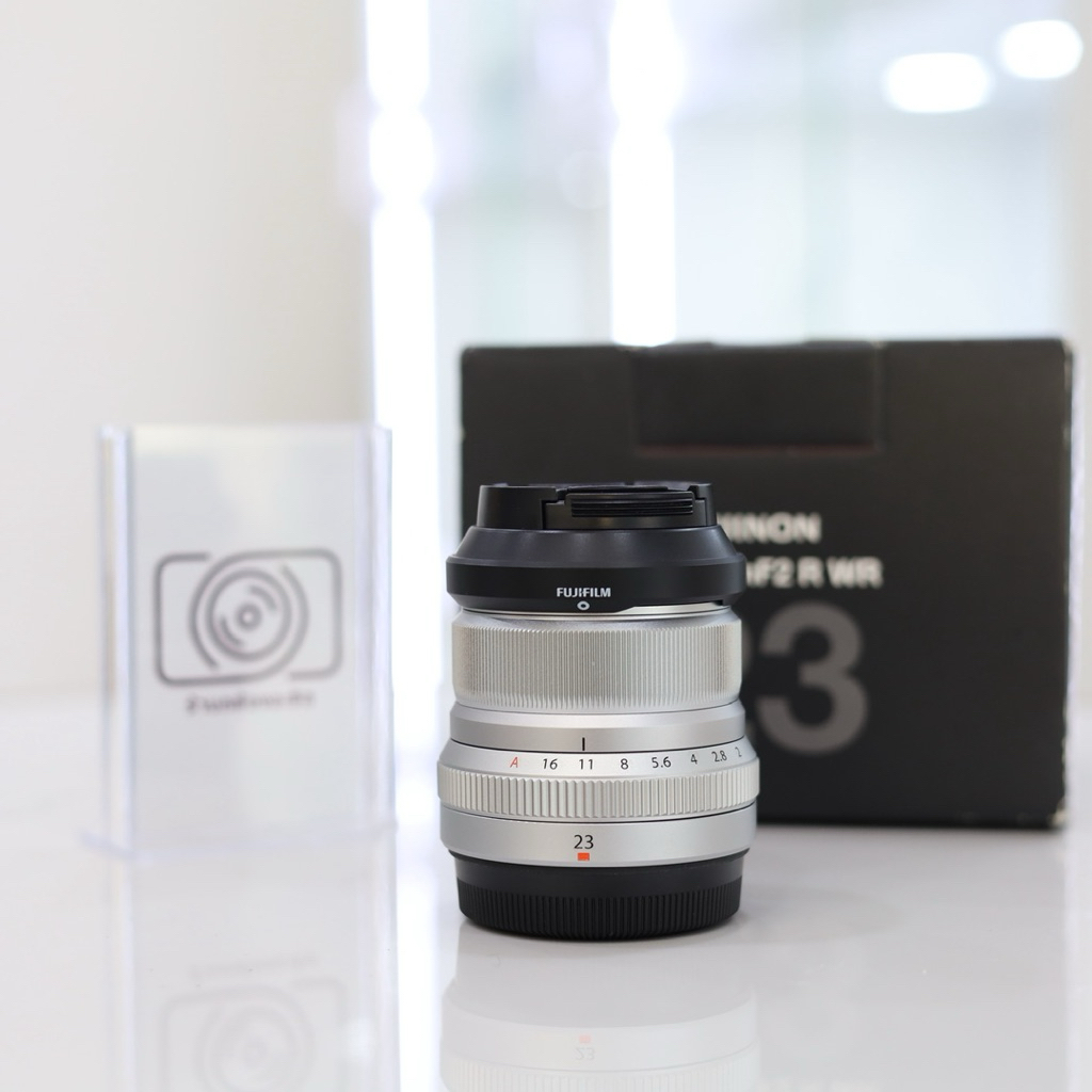 เลนส์ Fuji 23 F2 R WR มีกช่องครบ สภาพสวย