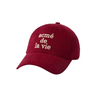 ADLV [acme de la vie] หมวก รุ่น Cotton Napping 3D Embo Ball Cap Red (50106SNPCAU_S6REXX)