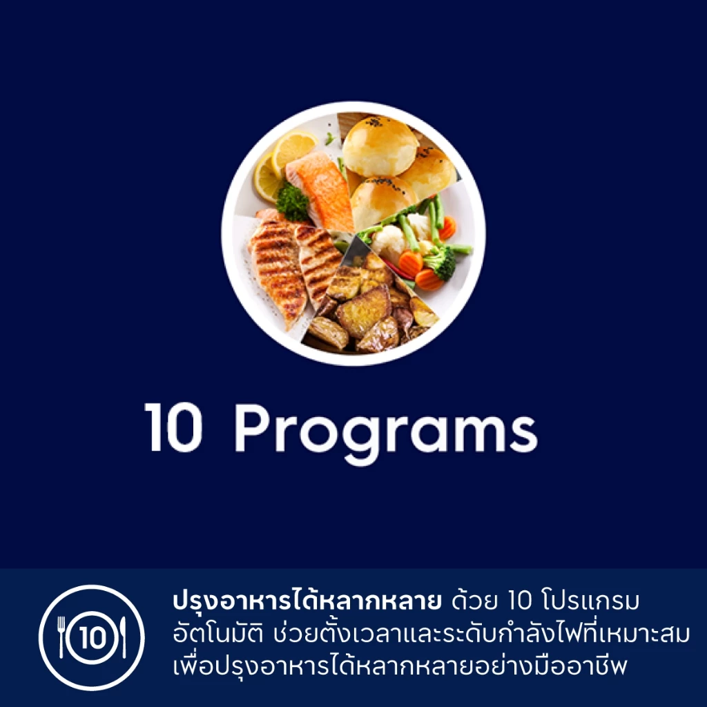 Electrolux เตาอบไมโครเวฟพร้อมระบบย่าง ความจุ 20 ลิตร UltimateTaste 500 รุ่น EMG20D22B สีดำ thumbnail 6
