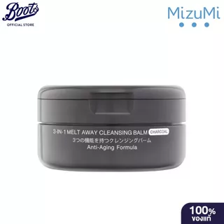 MizuMi มิซึมิ ทรี-อิน-วัน เมลท์ อเวย์ คลีนซิ่ง บาล์ม ชาร์โคล 60 มล.