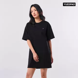 Yuedpao Signature Dress 2026 ชุดเดรส ยืดเปล่า ผ้าหนาทรงสวย ยับยากไม่ต้องรีด เดรสสั้น สี Black