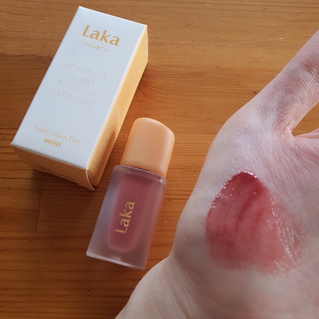 ❤️ส่งต่อ❤️ Laka - Fruity Glam Tint mini เบอร์ 102 Dewy ของแท้