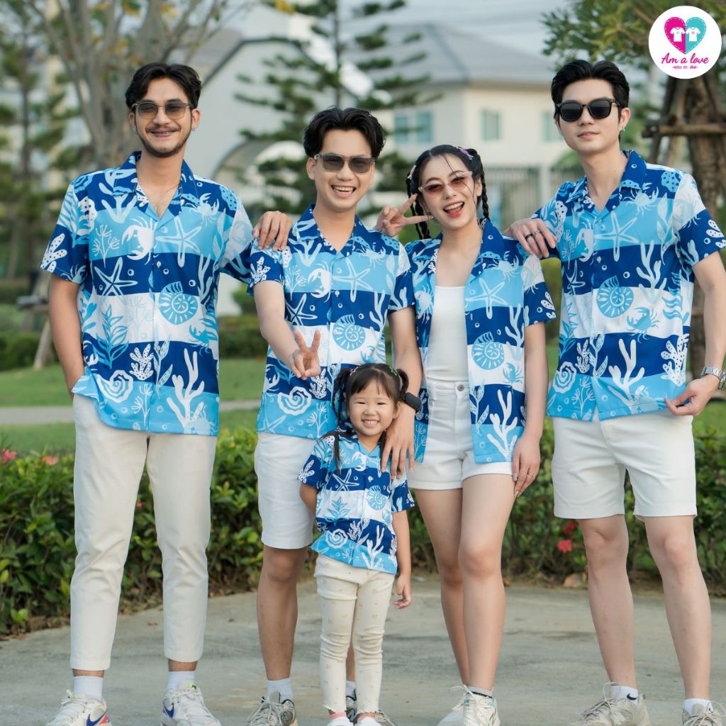 เสื้อฮาวาย ทีม เพื่อน คู่รัก ครอบครัว