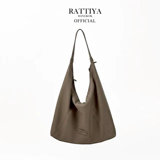 [RATTIYA BANGKOK] Hobo Classic PU / 3 colors กระเป๋านุ่มนิ่ม สะพายไหล่ทรงโฮโบ หนังพรีเมียม น้ำหนักเบา