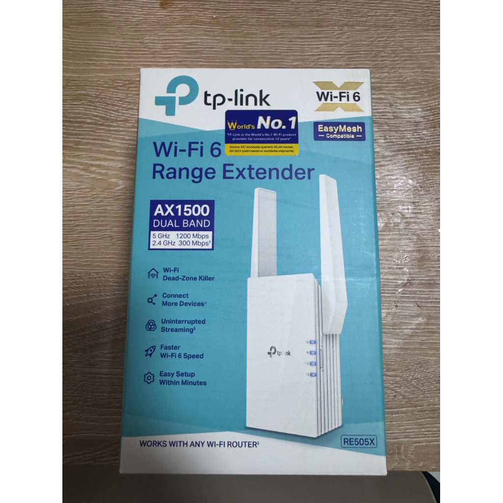 TP-LINK (RE505X) AX1500 Dual Band Gigabit WiFi 6 มือสอง