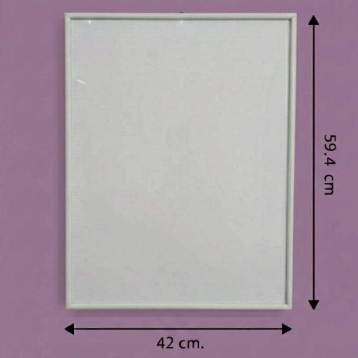 กรอบรูปสีขาว59.4x42cm. กรอบรูป59.4x42cm.สีขาว ทันสมัย กรอบรูปแขวนผนัง กรอบรูปสีพาสเทล กรอบรูปวินเทจ 