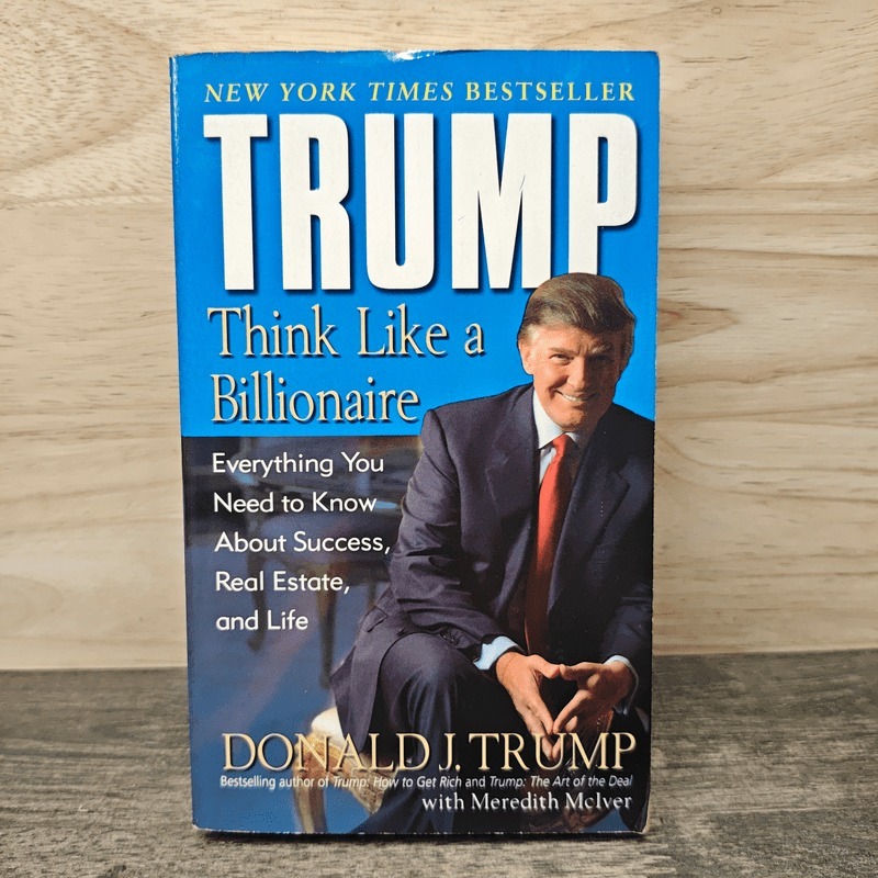 ⭐Trump: Think Like a Billionaire - Donald J. Trump, Meredith McIver 🏷️1144840