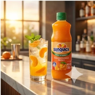 🍹SunQuick ซันควิก น้ำรสส้มแมนดารินชนิดเข้มข้น ขนาด 300/700 มล.🍹