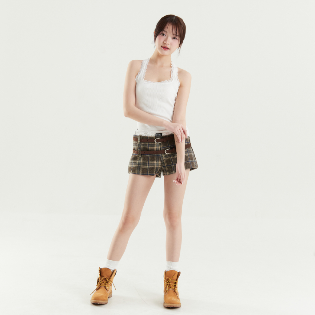 Bemingtop754(S-XL) - Lila Tank Top เสื้อกล้ามลูกไม้ ผสมผสานความหวานเเละความเเซ่บไว้ในตัวเดียว - รูปที่ 5