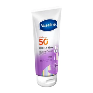 วาสลีน กลูต้า-ไฮยา ยูวี เซรั่ม เอสพีเอฟ 50+ พีเอ++++ 260 มล. VASELINE GLUTA-HYA UV SERUM SPF 50+ PA++++ 260 ML.