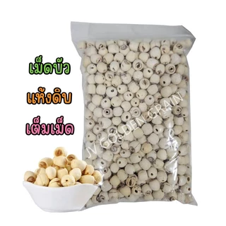 เม็ดบัวแห้งดิบ เกรด AA / A ขนาด 500 กรัม / 1kg