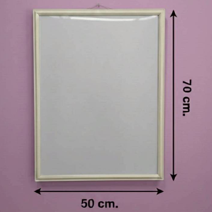 กรอบรูปสีงาช้าง70x50cm. กรอบรูป70x50cm. สีงาช้าง ทันสมัย กรอบรูปแขวนผนัง กรอบรูปสีพาสเทล กรอบรูปวินเ