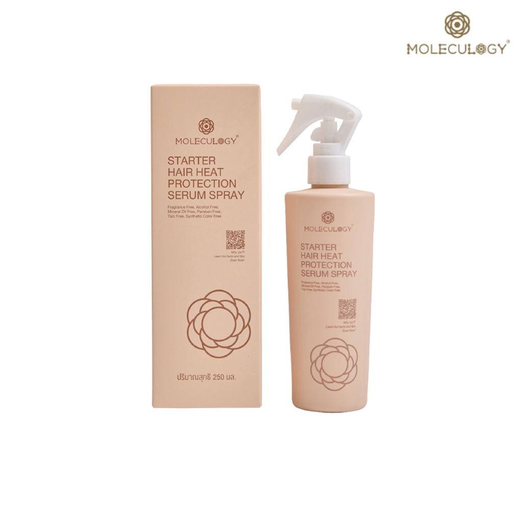 Moleculogy Starter Hair Heat Protection Serum Spray (250ml) สตาร์ทเตอร์ แฮร์ ฮีท โพรเทคชั่น เซรั่ม ส