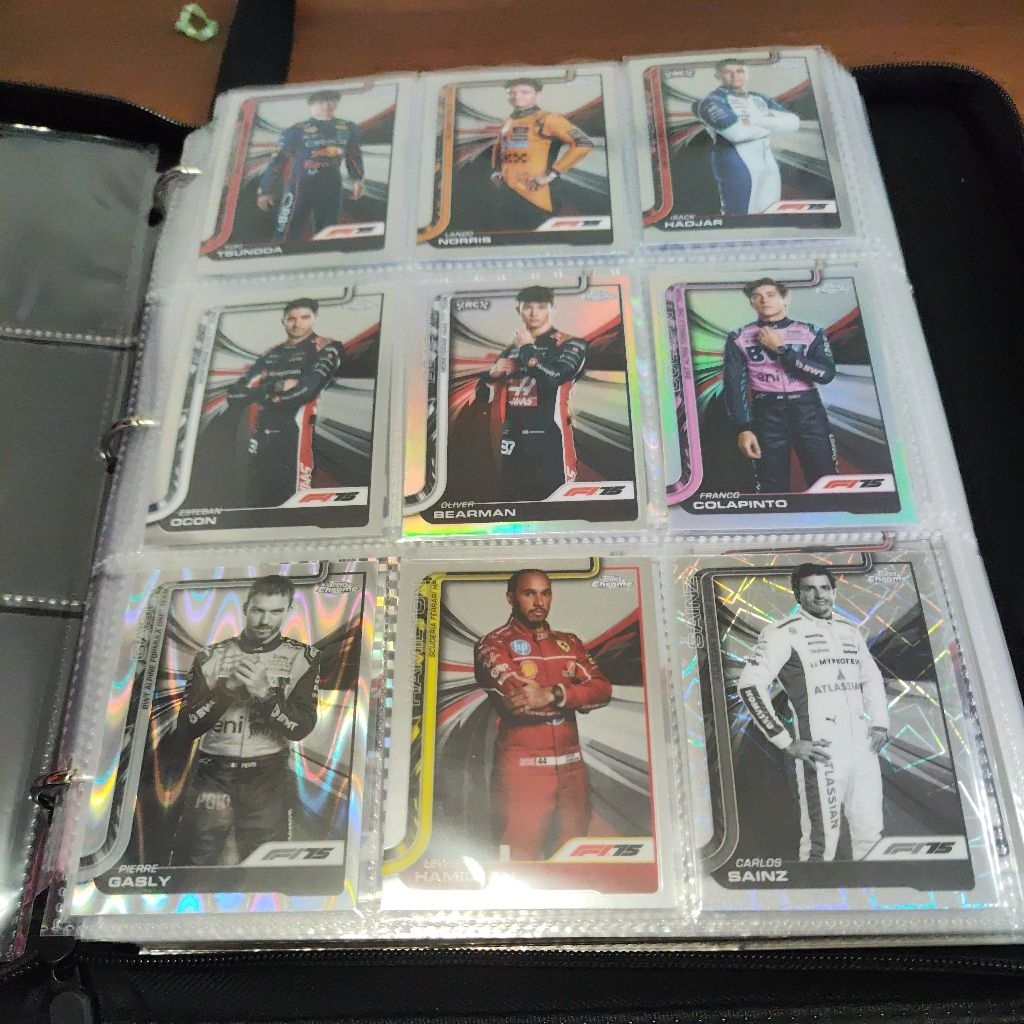 การ์ด f1 topps chrome 2025 portrait driver