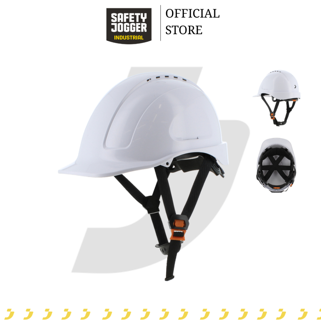 หมวกนิรภัย ปรับหมุน สายรัดคาง 4 จุด  SAFETY JOGGER รุ่น AJUSCO CHINSTRAP ราคา ถูกที่สุด ดีลบีเคเค แกลเลอรีภาพที่ 6